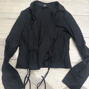 House of Harlow 1960 Black Long Sleeve Top